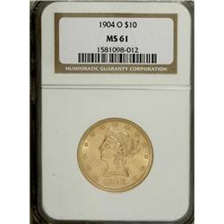 1904-O $10 MS61 NGC