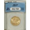 Image 3 : 1907 $10 AU58 ANACS
