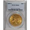 Image 1 : 1899-S $20 MS62 PCGS
