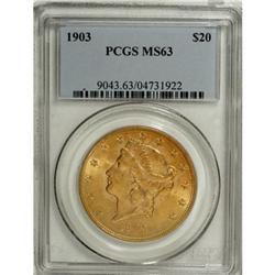 1903 $20 MS63 PCGS
