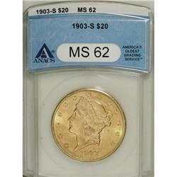 1903-S $20 MS62 ANACS