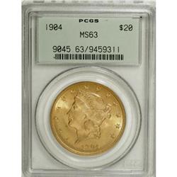 1904 $20 MS63 PCGS