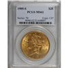 1905-S $20 MS62 PCGS