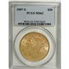 1907-S $20 MS62 PCGS