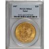 Image 1 : 1907 $20 Arabic Numerals MS64 PCGS