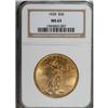 Image 1 : 1920 $20 MS63 NGC