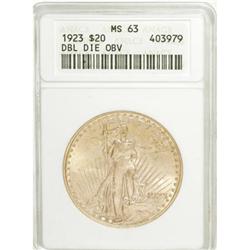 1923 $20 MS63 ANACS