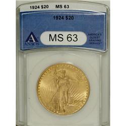 1924 $20 MS63 ANACS
