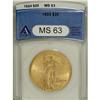 Image 1 : 1924 $20 MS63 ANACS