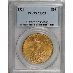 1924 $20 MS65 PCGS