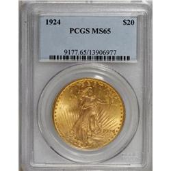 1924 $20 MS65 PCGS
