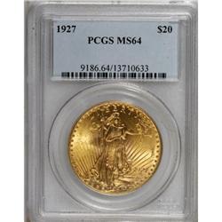 1927 $20 MS64 PCGS