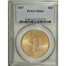 1927 $20 MS64 PCGS
