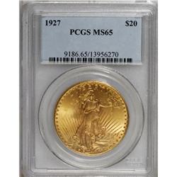 1927 $20 MS65 PCGS