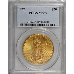 1927 $20 MS65 PCGS