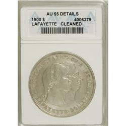 1900 $1 Lafayette Dollar AU55 ANACS