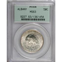 1936 50C Albany MS63 PCGS