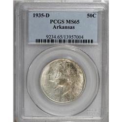 1935-D 50C Arkansas MS65 PCGS