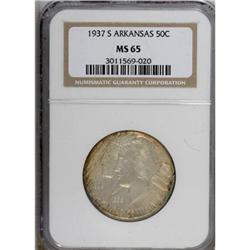 1937-S 50C Arkansas MS65 NGC