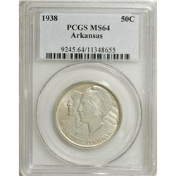 1938 50C Arkansas MS64 PCGS