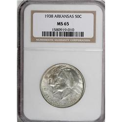 1938 50C Arkansas MS65 NGC