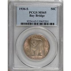 1936-S 50C Bay Bridge MS65 PCGS