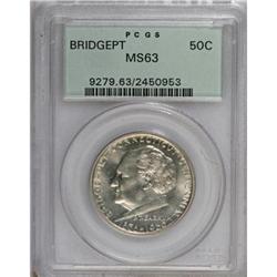 1936 50C Bridgeport MS63 PCGS