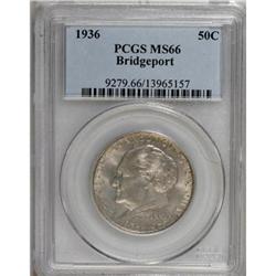 1936 50C Bridgeport MS66 PCGS