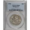 Image 1 : 1936 50C Bridgeport MS66 PCGS
