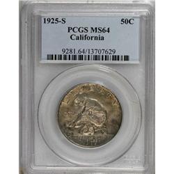 1925-S 50C California MS64 PCGS