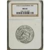 Image 1 : 1925-S 50C California MS64 NGC