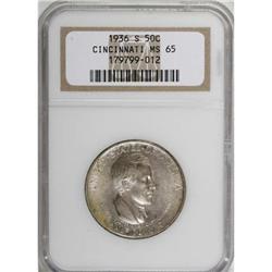1936-S 50C Cincinnati MS65 NGC