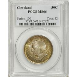 1936 50C Cleveland MS66 PCGS