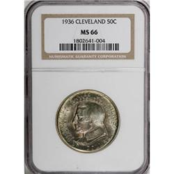 1936 50C Cleveland MS66 NGC