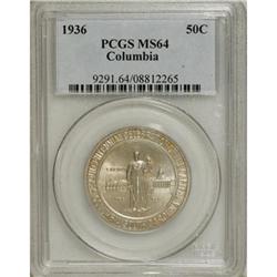 1936 50C Columbia MS64 PCGS