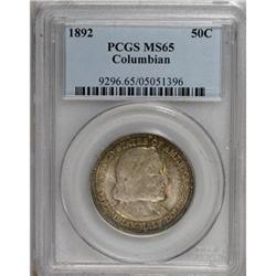 1892 50C Columbian MS65 PCGS