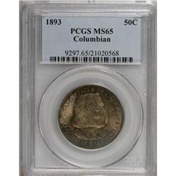 1893 50C Columbian MS65 PCGS