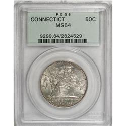 1935 50C Connecticut MS64 PCGS