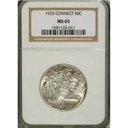 1935 50C Connecticut MS65 NGC