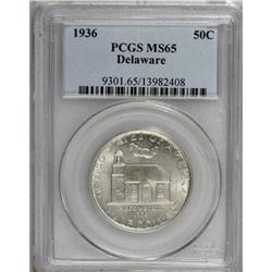 1936 50C Delaware MS65 PCGS