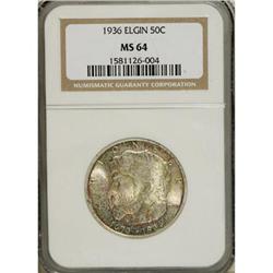 1936 50C Elgin MS64 NGC