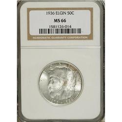 1936 50C Elgin MS66 NGC