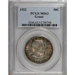 1922 50C Grant no Star MS63 PCGS