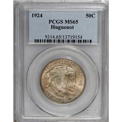1924 50C Huguenot MS65 PCGS