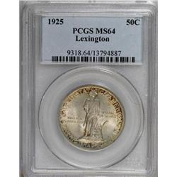 1925 50C Lexington MS64 PCGS