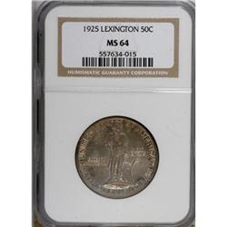 1925 50C Lexington MS64 NGC