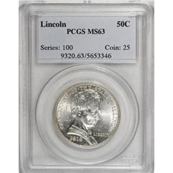 1918 50C Lincoln MS63 PCGS