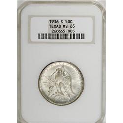 1936-S 50C Texas MS65 NGC