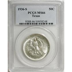 1936-S 50C Texas MS66 PCGS