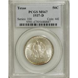 1937-D 50C Texas MS67 PCGS
